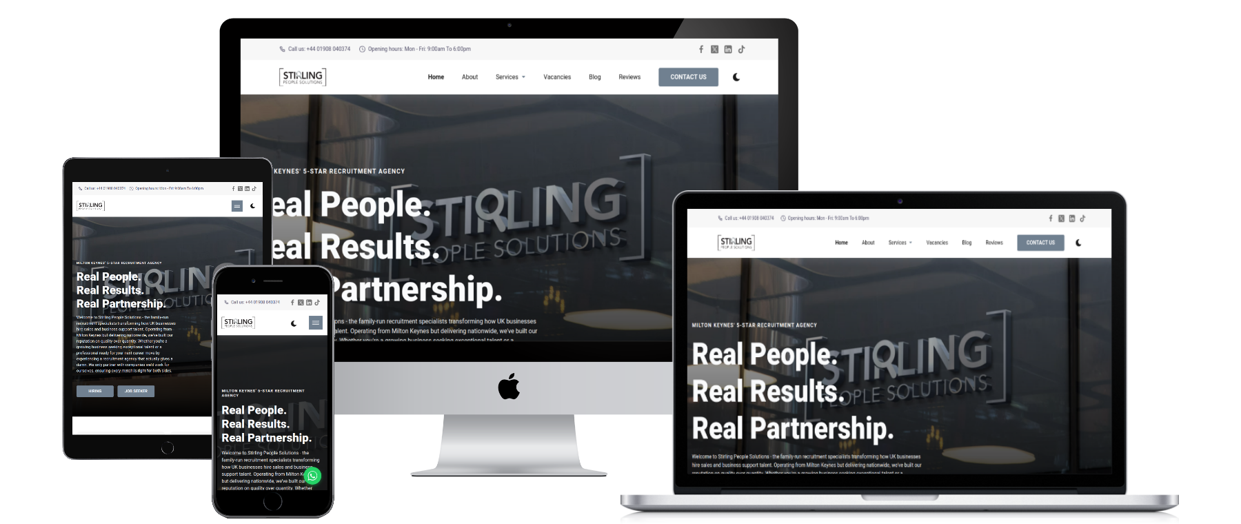 Stirling People Solutions on all devices