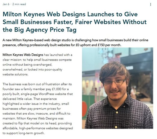Milton Keynes Community Hub Article