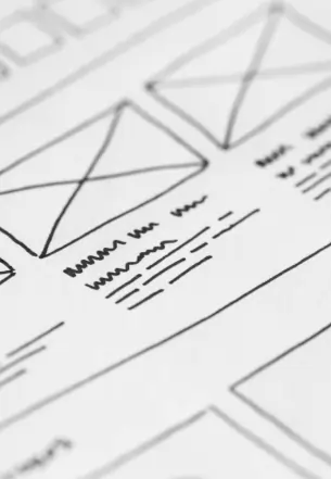 website wireframe